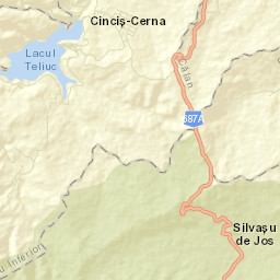 Comuna Teliucu Inferior Street Map