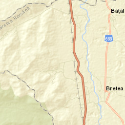 Bretea Română Street Map