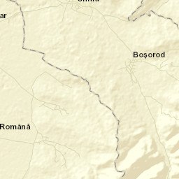 Boşorod Street Map