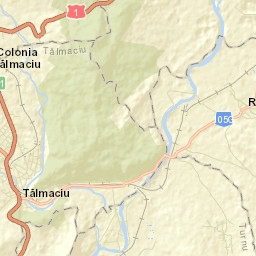 Comuna Turnu Roşu Street Map