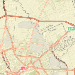 Braşov Street Map