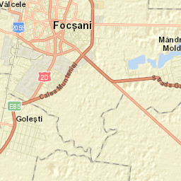 Municipiul Focşani Street Map