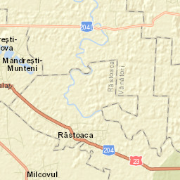 Răstoaca Street Map