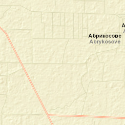 Abrikosovo Street Map