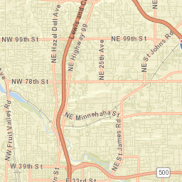 Lake Shore Street Map