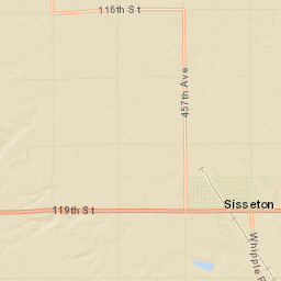 Sisseton Street Map