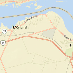 L'Orignal Street Map