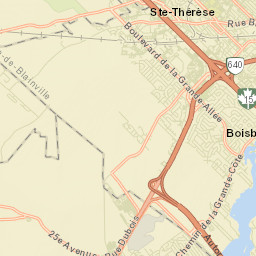 Boisbriand Street Map