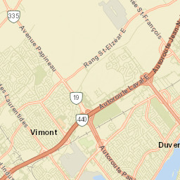 Saint-Elzéar Street Map