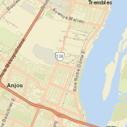 Montréal-Est Street Map