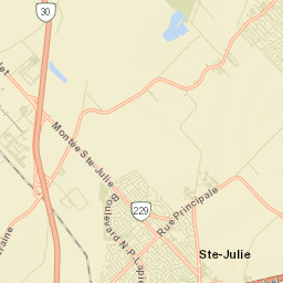 Sainte-Julie Street Map