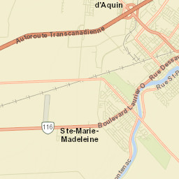 Saint-Hyacinthe Street Map
