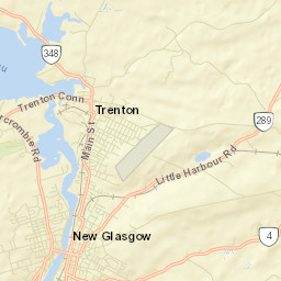 New Glasgow Street Map