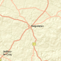 Segonzac Street Map