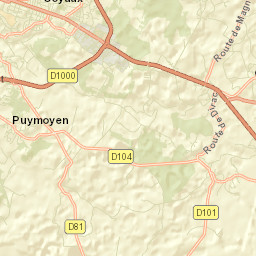 Puymoyen Street Map
