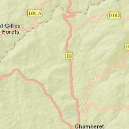 Chamberet Street Map