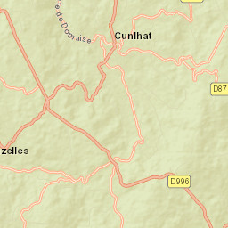 Cunlhat Street Map