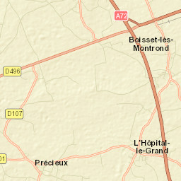 Précieux Street Map