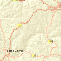 Saint-Galmier Street Map