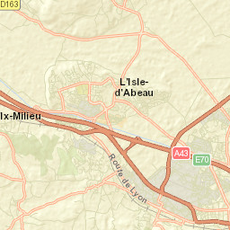 L’Isle-d’Abeau Street Map
