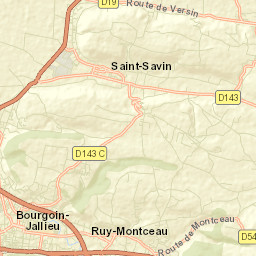 Bourgoin-Jallieu Street Map