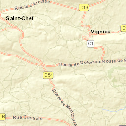 Saint-Chef Street Map