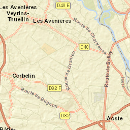 Aoste Street Map