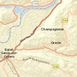 Saint-Genix-sur-Guiers Street Map