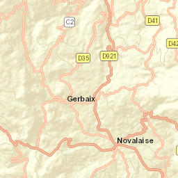 Novalaise Street Map