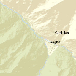 Cogne Street Map