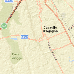 Cavaglietto Street Map