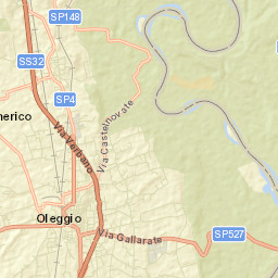Vizzola Ticino Street Map