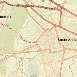 Busto Arsizio Street Map