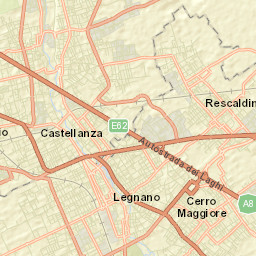Rescaldina Street Map