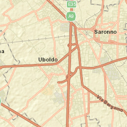 Origgio Street Map