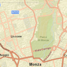Lissone Street Map