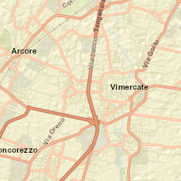 Burago di Molgora Street Map