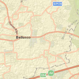 Cornate d'Adda Street Map