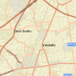 Osio Sotto Street Map