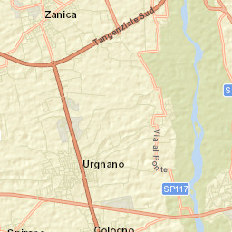 Urgnano Street Map
