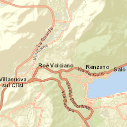 Roè Volciano Street Map