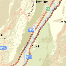 Dolcè Street Map