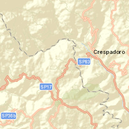 Molino-Mozzi-Bittarelli Street Map