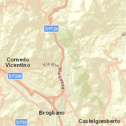Cereda-Cozza Cornedo Street Map