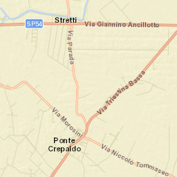Crepaldo Street Map