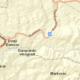 Grad Daruvar Street Map