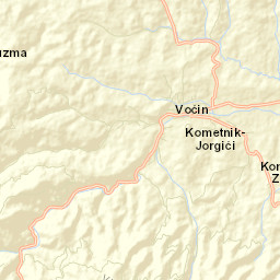 Voćin Street Map