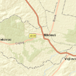 Mikleuš Street Map