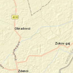 Zdenci Street Map