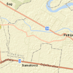 Bizovac Street Map
